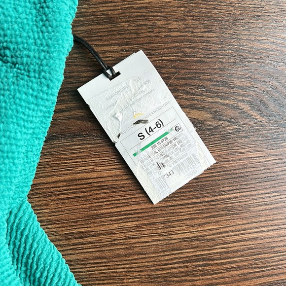 NWT Shade & Shore One Piece Swim Turquoise | Teal | One Piece Swimsuit | Beach - Picture 3 of 8